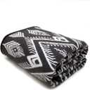 PuTian Merino Wool Blanket Camping Outdoor Blanket - 63" x 51" Bohemia Grey Great for Camping, Outdoors, Sporting Events, Survival & Emergency Kits -Super Soft Wool Blanket