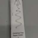 Christmas Tree Topper Holder - Twist On Universal Stabilizer with Adjustable Attachments. Secure Lock for Treetop Ornaments, Fits Most Basic Tree Types & Topper Bases (Black)