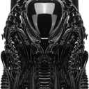 Men Goth Bag Alien Y2K Backpack Xenomorph Costume for Women Outdoor (Black)