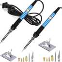 Wood Burning Kit, 2 Set WoodBurning Tool Adjustable Temperature 200~450  Pyrography Kit for Adults Beginners