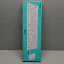 Logitech MK270 Wireless Keyboard and Mouse Combo for Windows, 2.4 GHz, 8 Multimedia Keys, PC, Laptop, Wireless Keyboard Compact Mouse Combo - White Missing Mouse