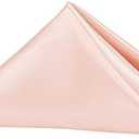 CVL 64 Pk, Satin Napkin 17"x17" Square Edge: Hemmed Material: 100% Polyester - Blush/Rose Gold