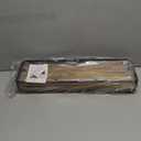 Meangood Floating Shelves Wall Mounted Set of 2, Rustic Wood Wall Storage Shelves for Bedroom,Living Room,Bathroom, Kitchen Torched Wood (Carbonized Black)