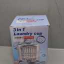 Portable Mini Washing Machine for Underwear & Baby Clothes, Compact, Lightweight Washer for Small Laundry, Apartments, Dorms, Hotels, Camping & Travel (3L)