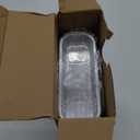 Mini Loaf Baking Pans with Lids and Spoons (50 Pack, 6.8oz) Rectangle Aluminum Foil Baking Pans Tins Containers - Cupcake Containers Wrappers Cheesecake Creme Brulee Ramekins (Pink)