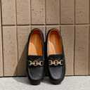 VERDASCO Women's Loafers Comfort Slip-Ons Flat Work Shoes Casual Moccasins Penny Loafers Lady Dress Shoes (Black)