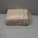 Cosy Family 6 Layer Muslin Bed Blanket - Breathable and Lightweight Gauze Boho Blanket for Spring, Soft 100% Cotton Muslin, Light Tan, 55x80 Inches