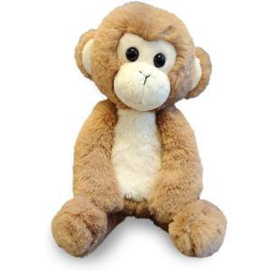 World's Softest Plush Stuffed Animal for Baby, Toddler, Kids, Adults - Adorable Toy Made from Kid-Friendly, Quality Materials - Lushee MoMo Monkey, 10"