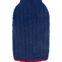 Fitwarm Fuzzy Dog Fleece Sweater, Thermal Dog Winter Clothes for Small Dogs Boy Girl, Doggy Pullover Jumper, Pet Outfit, Navy Blue, Burgundy Red, XLarge