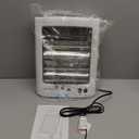 Radiant Space Heater, Portable Electric Heater, Infrared Heaters for Indoor Use, Halogen Heater for Garage Office, Foldable Holder, Overheat and Tip-over Protection, ETL Listed