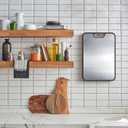 Stainless Steel Cutting Board, Double Sided Steel Cutting Boards for Kitchen, Stainless Steel/Wheat Straw Food-Grade Large Board for Meat, Non Toxic Cutting Board 1510