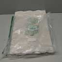 Mooliwe Scalloped Felt Bulletin Board 36 x 18 Inches Foldable Beige Pin Cork Board Alternative for Wall, 3' x 1.5' Trifold Picture Vision Self Adhesive Bulletin Decorative