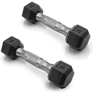 CAP Barbell Coated Dumbbell Weight | Multiple Options Pairs & Sets (3 lb - Pair)