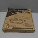 Chicken Shredder Large Chicken Breast Shredder Tool Twist with Brush&Fork, Visible Meat Shredder Machine, Anti-Slip Strip, Ergonomic Handle, BPA Free, Suitable for Pork Beef Chicken(Orange)