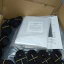 1200D Pontoon Boat Cover 21–24ft,with 16 Adjustable Tie Down Straps, Black