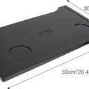 Wheelchair Tray Table with Cup Holders Detachable Wheelchair Table Cup Holder Universal Wheelchair Tray for Eating Reading Resting Detachable Universal Fit Wheelchair Desk Lap Board, Black, 20.47 inches x 11.81 inches x 0.1 inches