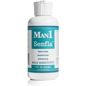 Man1 Senfla: Restore Penile Sensation. Formulated for Men Who Have Experienced Diminished Sensitivity. Enhance and Maintain Intimate Feeling and Bring Back The Spark in Your Life