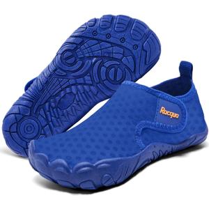 Racqua Kids Water Shoes Girls Boys Quick Dry Beach Barefoot Swim Aqua, 13 Little Kid
