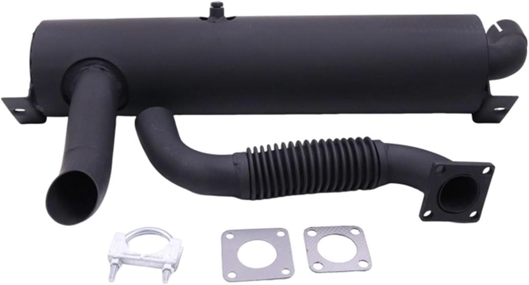 AIVWUMOT Muffler Kit 6683915 7107449 6677363 6727753 Compatible with Bobcat S150 S160 S175 S185 S205 T180 T190 Compatible with Kubota Engine V2003 V2403