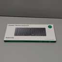 Samsers Foldable Bluetooth Keyboard, Portable Wireless Folding Keyboards for Travel, Support Up to 3 Devices for iPad, iPhone, MacBook, Android, Windows Laptop Tablet PC - Black (BT x 3)