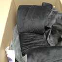 Dog Car Seat for Small Dogs, Detachable Washable Dog Booster Seat Under 30lbs, Pet Car Seat Travel Bed with Storage Pockets and Dog Safety Belt (Black/Grey)