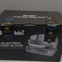 Meat Slicer, 200W Meat Slicer Machine for Home, DC Motor Quiet Deli Slicer with 2 Removable 7.5'' Stainless Steel Blades, Adjustable Dial for 0-15mm, Electric Food Slicer for Meat, Cheese, Bread