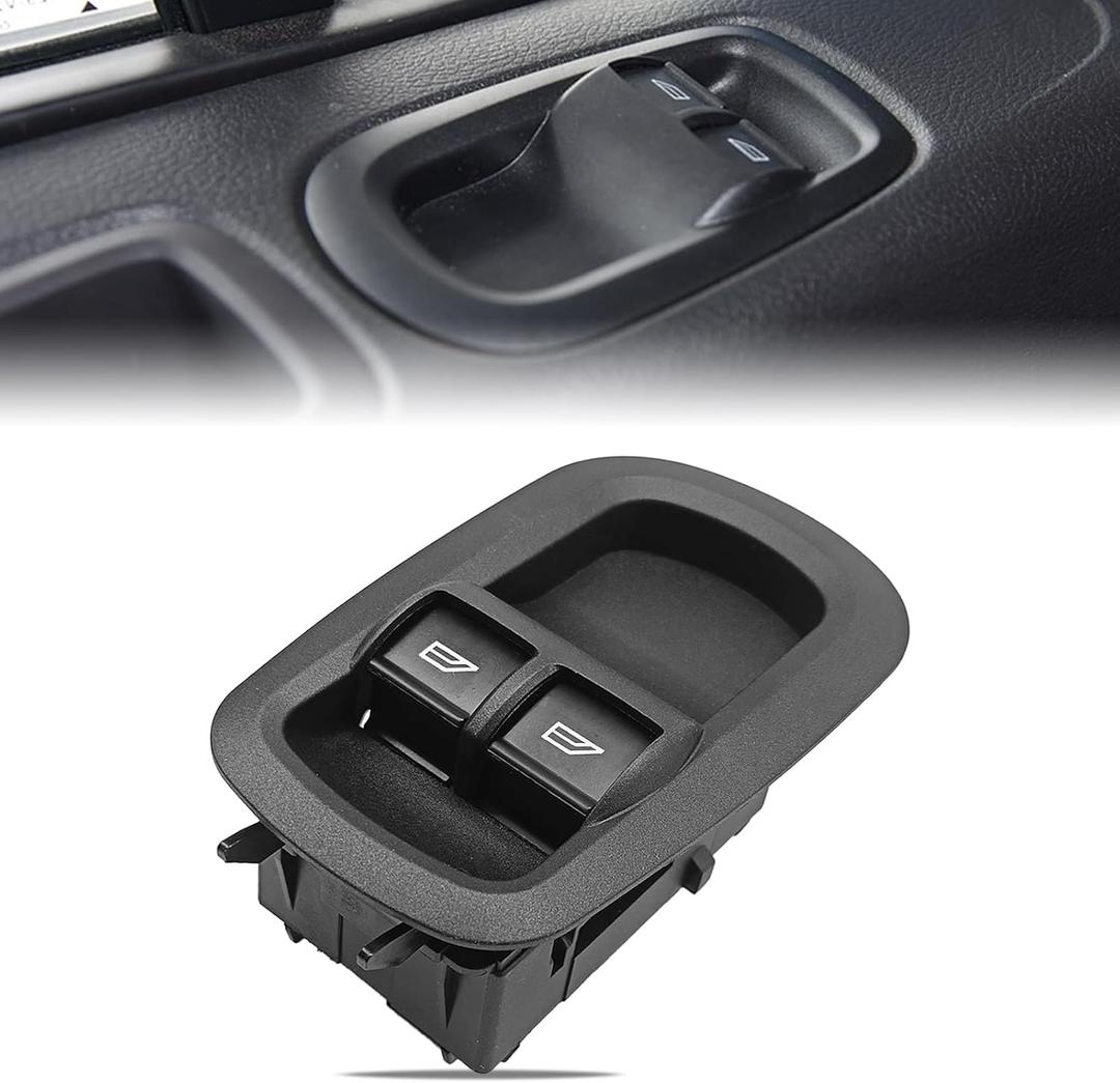 Front Driver Side Power Window Switch Replace# 1791339 2029885 Compatible with Ford 2015-2021 Transit 150, 250, 350 HD 2014-2019 Transit MK8 Custom, Power Window Switch Black