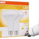Sylvania LED Flood Light Bulb BR30 2-Pack Bundle, 65W Equivalent Efficient 9W, Dimmable, 650 Lumens, 10 Year Lifespan, 3500K Bright White and 2700K Soft White