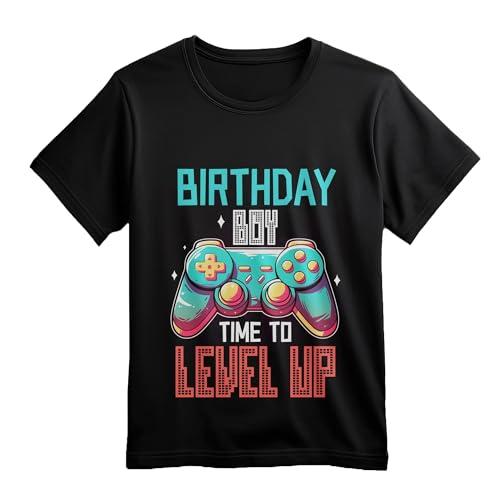 Betecoro 3D Graphic T-Shirt for Boys Girls, Casual Summer Short Sleeve Tops Tee Shirt T Shirt for Teen Youth 6-16 Years (Bday Green M)