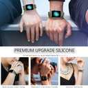 Compatible Apple Watch Bands, Silicone for iWatch Series 6 5 4 SE 3 2, 38mm 40mm 41mm 42mm 44mm 45mm Girls Women