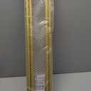 Hanging Room Divider Curtain Rod U Shaped Wall Divider for Privacy Separation Modern Room Separator Curtain Track Metal Space Divider for Bedroom, Fitting Room and Beauty Salon Privacy (Gold)