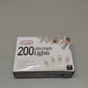 PREXTEX 100-Count Ultra Bright Christmas Lights - 20 ft Clear StringLights on White Wire - Incandescent Xmas TreeLights for Indoor and Outdoor Decorations