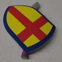 Super Z Outlet Children's Foam Toy Medieval Joust Sword & Shield Knight Set Lightweight Safe for Birthday Party Activities, Event Favors, Toy Gifts