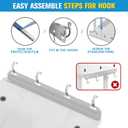 JayRex Bathroom Organizer Countertop Corner Shelf, 3 Tier Moveable Organizer for Make Up, Dresser Table, Desktop (White)