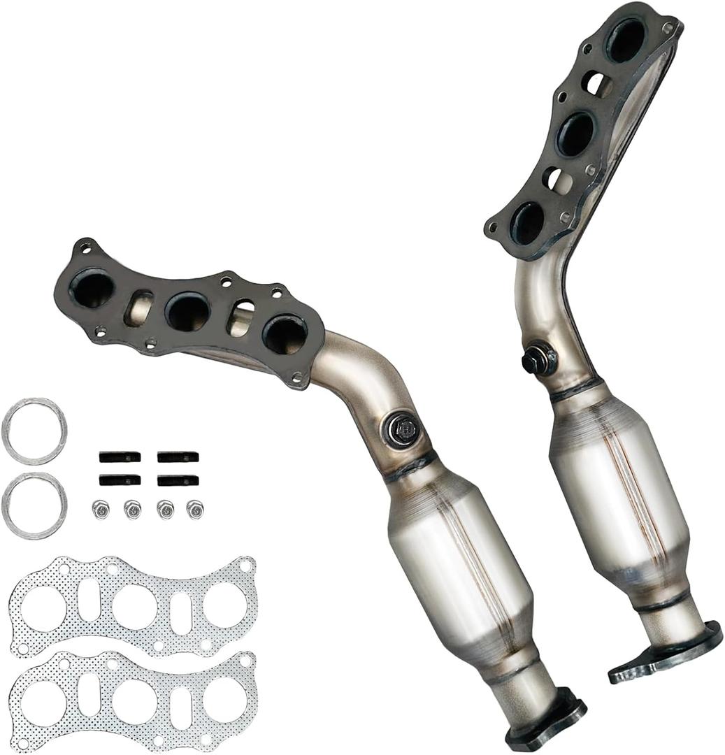 JT Exhaust Catalytic Converter Compatible with 2003-2009 Toyota 4Runner, 2005-2011 Toyota Tacoma, 2007-2009 Toyota FJ Cruiser 4.0L (EPA Compliant)(Catalyst+ Grade)