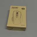 TECKNET Wireless Mouse, 2.4G Ergonomic Optical Mouse, Computer Mouse for Laptop, PC, Computer, Chromebook, Notebook, 6 Buttons, 24 Months Battery Life, 2600 DPI, 5 Adjustment Levels, for Small Hand (Black)