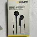 Acoustix Stereo Earbuds - Black