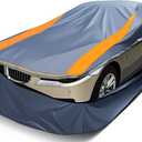 Full Enclosed Waterproof Car Covers Universal Fit VW Beetle/Golf,BMW Z4,350z/370z,Porsche Boxster, Audi TT/A3,Toyota Supra A90,Integra,BRZ for Sedan/Coupe/Cabrio Length of 165-177 inches