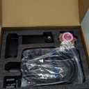 BEIYI Wall Mount Tub Faucet with 3 Functions Handheld Sprayer, Matte Black Bathtub Shower Faucets with Lengthened Folding Spout