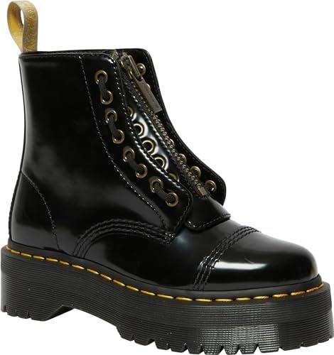 Dr. Martens womens Sinclair Decayed Roses Classic Tumbled Nappa, 7