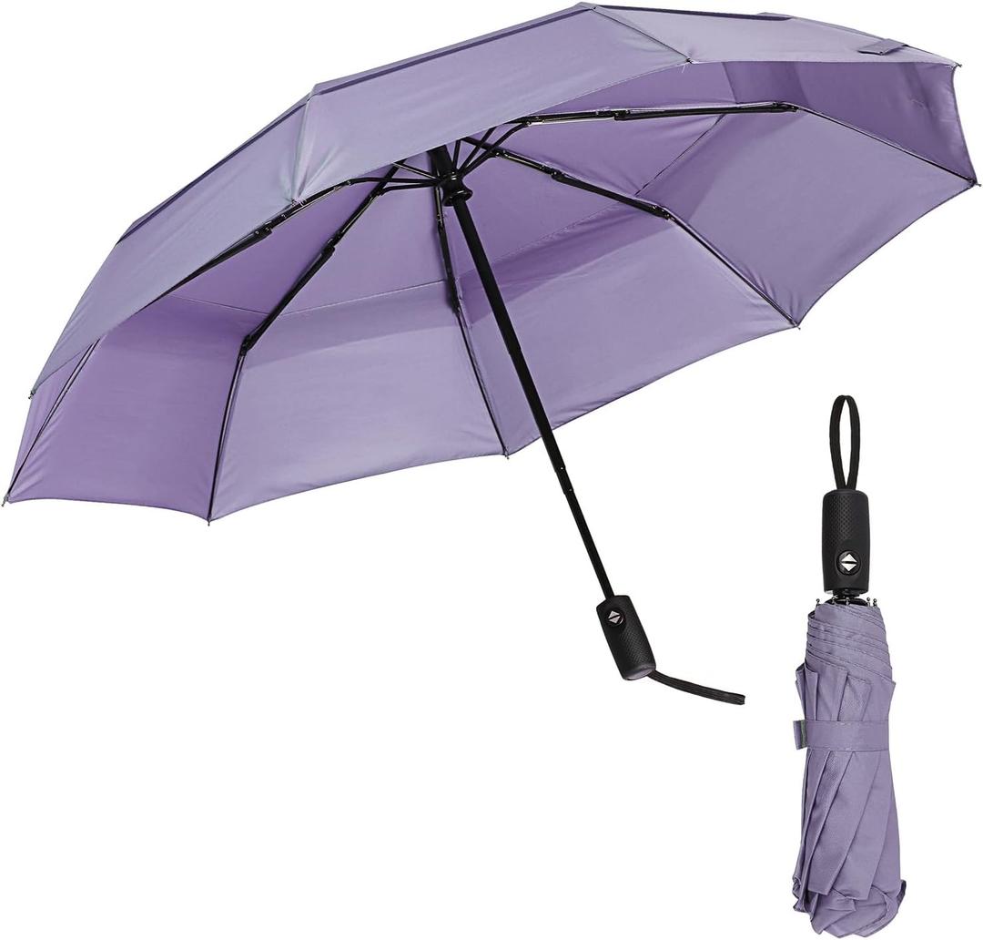 Mr. Pen- Windproof Travel Umbrella, Small Water-Resistant Automatic Folding Umbrella for Rain and Sun, Light, Compact and Portable for Women & Men, Fits Car & Backpack