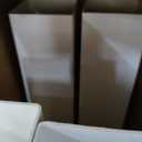 4 Pieces 4" x 4" x 48" Vinyl Fence Post Sleeves, Railing Fence Post Wraps for Deck/Porch/Mailbox/Patio/Balcony