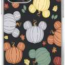 Cute Halloween Pumpkin Phone Case Compatible with iPhone 15 Pro, Trippy Hippie Color Pumpkins Cover for Men Girls Women Boys, Shockproof Protective TPU Case for iPhone 15 Pro