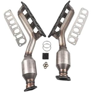 NEWZQ Front Left and Right Manifold Catalytic Converters Replacement for Infiniti QX56 Nissan NV2500 NV3500 Armada Pathfinder Titan 5.6L