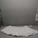 Biscaynebay Wrap Around Bed Skirts for Queen Beds 15" Drop, White Adjustable Elastic Dust Ruffles Easy Fit Wrinkle & Fade Resistant Silky Luxurious Fabric Machine Washable