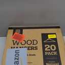 ZOBER High-Grade Wooden Hangers - Heavy Duty, Non Slip Wood Hangers for Coats, Jackets, Suits, & Pants - Clothes Hangers for Closet W/Bar and Notches 20 Pack (Natural)