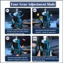 Intelligent Aromatherapy Machine,Car Air Freshener,Car Diffuser Refill,Fine Spray/Fillable/Four-Gear Adjustment/Vibration Sensing/On-Off/160ML Large Capacity Long-Lasting Fragrance(Ocean Fragrance)