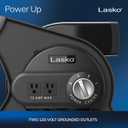 Lasko Pivoting High Velocity Portable Utility Fan - 12" - U12104 - Black