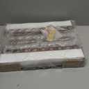 Fultyle Side Table, Small End Table with Storage Shelf, 2-Tier Small Coffee Tables Living Room for Bedroom, Narrow Spaces (Rustic Brown)