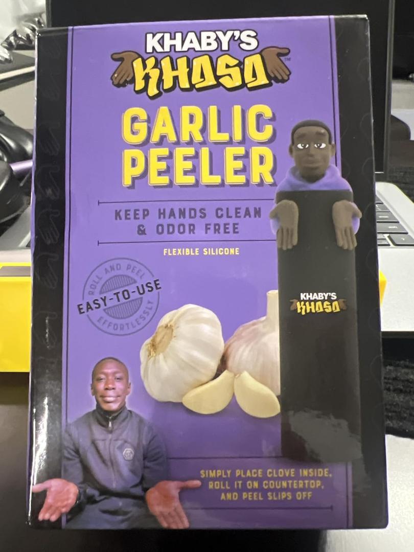 Khaby's Khasa Garlic Peeler, a Kitchen Tool Designed to Simplify Garlic Preparation